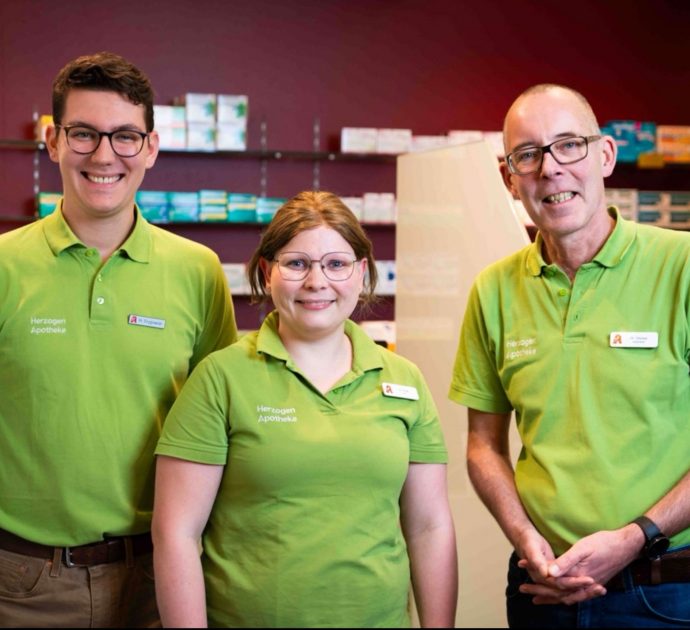 Herzogen Apotheken Düsseldorf - Illustration Stellenzeige